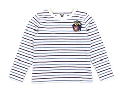 Wood Wood off-white stripes bluse Kim HuskMitNavn